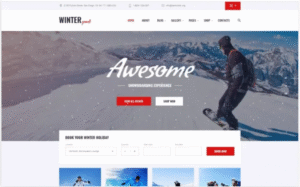 Winter Sports – Multipage Winter Sports Equipment Store HTML Website Template