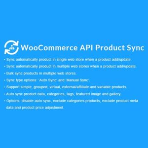 WooCommerce API Product Sync with Multiple WooCommerce Stores 2.8.2