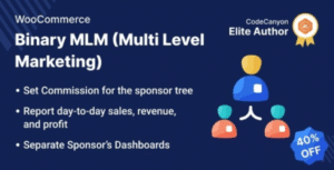 WooCommerce Binary Multi Level Marketing 1.0.0
