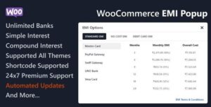 WooCommerce EMI Popup 1.6.0