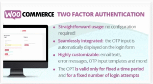 WooCommerce Two Factor Authentication 1.6