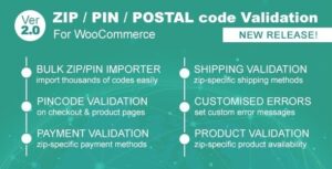 Zip/Pin/Postal Code Validator For WooCommerce 2.1