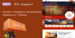 Zunac – Transportation Multipurpose Minimal WordPress Elementor Theme WordPress Theme