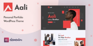 Aali – Personal Portfolio WordPress Theme 1.0