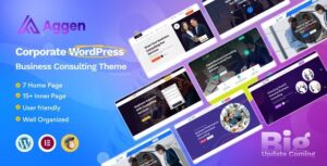 Aggen – Business Consulting WordPress Theme 2.1.0