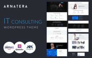 Arnatera – IT Consulting Responsive WordPress Theme 1.0.1
