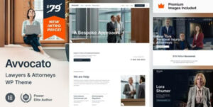 Avvocato – Lawyer & Attorney WordPress Theme 1.0.0