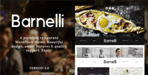 Barnelli – Restaurant Responsive WordPress Theme 3.0.8