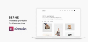 Bernd – Minimal WordPress Portfolio Theme 3.0.0