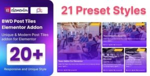 Blog Post Tiles Addon For Elementor 1.0