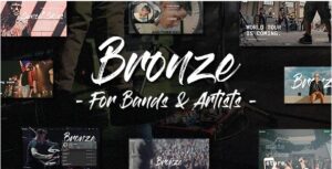 Bronze – A Professional Music WordPress Theme 1.0.0