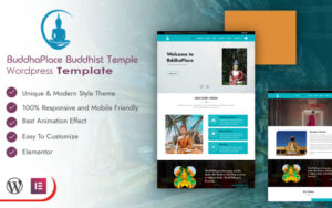BuddhaPlace Buddhist Temple WordPress Template WordPress Theme 1.0.0