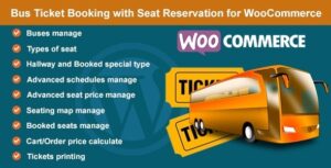 Bus Ticket Booking with Seat Reservation for WooCommerce 1.7