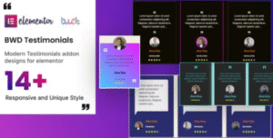 BWD Testimonials addons for elementor 1.0