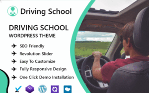Car Driving School And Training WordPress Theme 1.0.0
