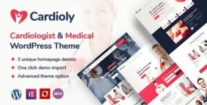 Cardioly – Cardiologist and Medical WordPress theme 2.8