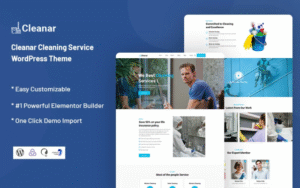 Cleanar – Cleaning Service WordPress Theme 1.0.0