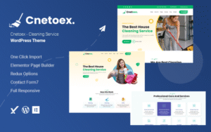Cnetoex – Cleaning Service WordPress Theme 1.0.0