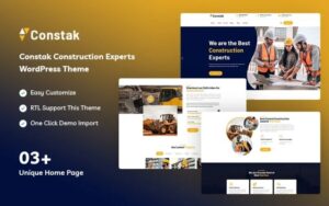 Constak – Construction Experts WordPress Theme 1.0.0
