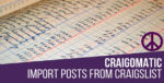 Craigomatic – Craigslist Automatic Post Generator – CodeRevolution 1.3.3