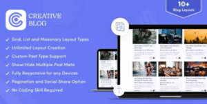 Creative Blog Designer Bundle for WordPress 1.0