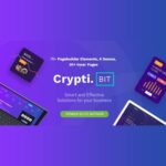 CryptiBIT Technology Cryptocurrency ICO/IEO Landing Page WordPress theme 1.3.2
