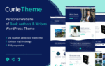 Curie – WordPress Theme For Authors And Writers 1.0