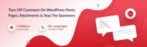 Disable Comments – Remove Comments & Stop Spam 2.4.3