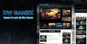 DW Gamez – Responsive WordPress Gaming Theme 1.0.9