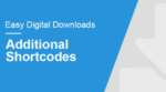 Easy Digital Downloads – Additional Shortcodes 1.4