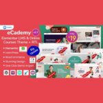eCademy Elementor LMS and Online Courses Theme 6.1