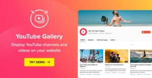 YouTube Plugin – WordPress Gallery for YouTube 3.5.0