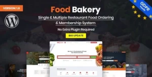 FoodBakery | Delivery Restaurant Directory WordPress Theme 3.9