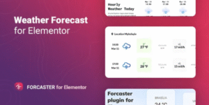 Forcaster – Weather Forecast for Elementor 1.0.1