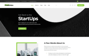 Freshmen – Startup Company WordPress Elementor Theme WordPress Theme 1.0.1