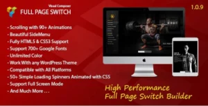 FULL PAGE SWITCH WITH SIDE MENU – ADDON FOR WPBAKERY PAGE BUILDER 1.1.1