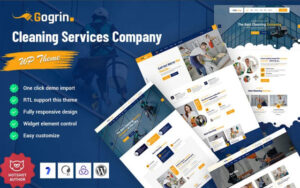 Gogrin – Cleaning Service WordPress Theme 1.0.0