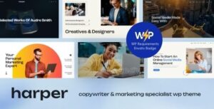 Harper – Copywriter & Marketing Specialist WordPress Theme 1.0.0