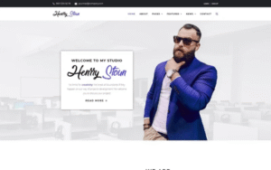 Henry Stoun – Personal Website WordPress Theme 1.0.1