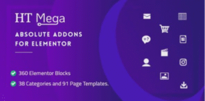 HT Mega Pro – Absolute Addons for Elementor Page Builder | Add-ons 1.7.8