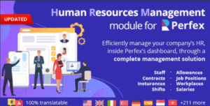 Human Resources Management – HR module for Perfex CRM 2.0.3