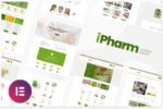 iPharm – Online Pharmacy Woocommerce Elementor Template Kit