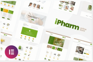 iPharm – Online Pharmacy Woocommerce Elementor Template Kit