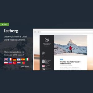 Iceberg Simple and Minimal Personal Theme 2.2.1