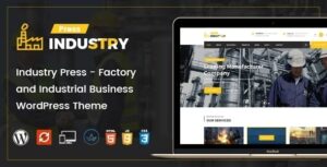 Industry Press – Factory and Industrial Business WordPress Theme 3.1