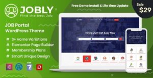 Jobly – Career Builder WordPress Theme 1.2
