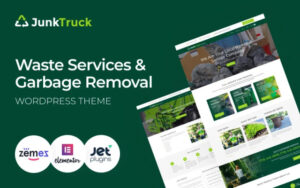 JunkTruck – Waste Services & Garbage Removal WordPress Theme 2.0.1