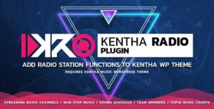 KenthaRadio – Addon for Kentha Music WordPress Theme To Add Radio Station and Schedule Functionality 1.7.2