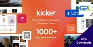 Kicker – Multipurpose Blog Magazine WordPress Theme 1.3.7