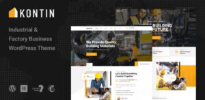 Kontin – Industrial & Factory WordPress Theme 1.0.1